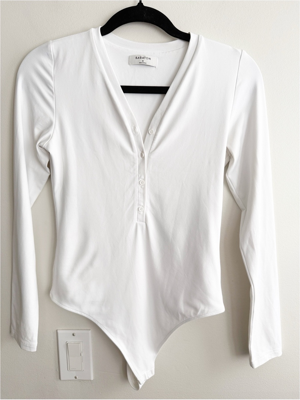 Aritzia Babaton Contour Henley Long Sleeve